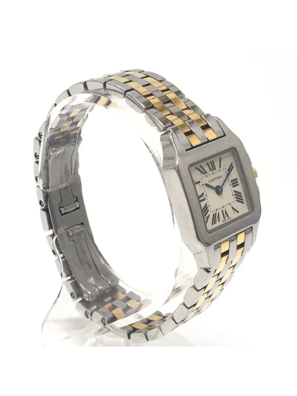 Cartier Watch Santos Demoiselle SM SS 18k Silver